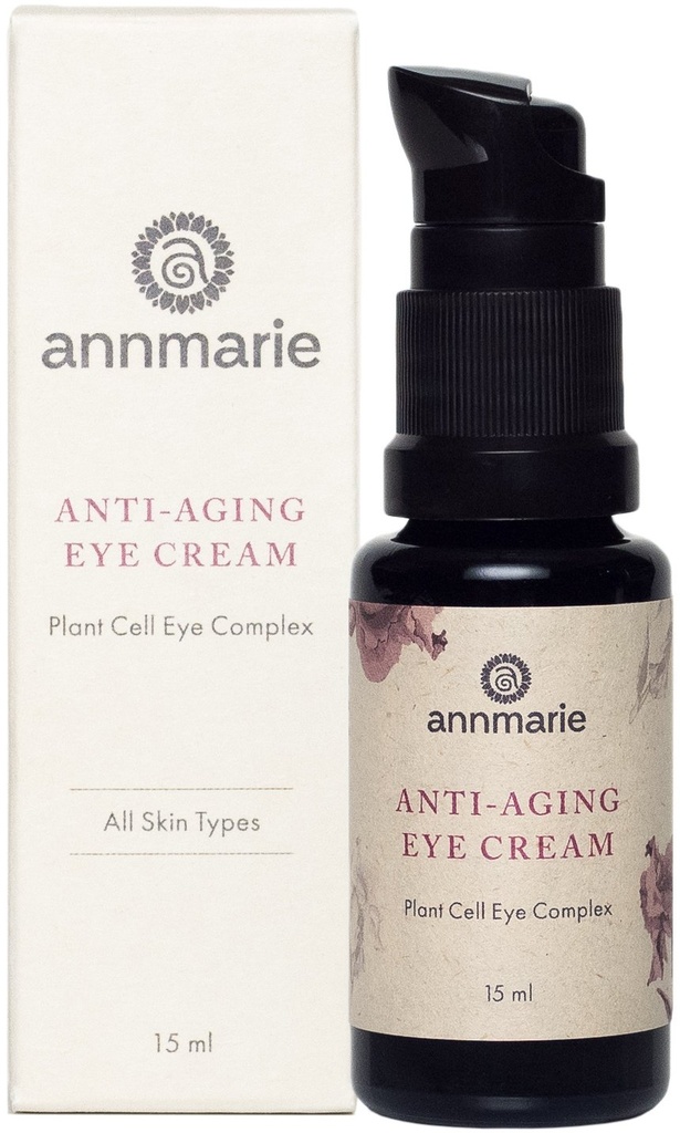 Annmarie hudpleje Anti- Aging Eye Cream - Med Antioxidant- Rich Green Tea, Eyebright & Cuckumber Extract, Lindrende for Puffiness, Fine Lines og Wrinkles, Alle hudtyper (15 ml, 0,5 fl oz)
