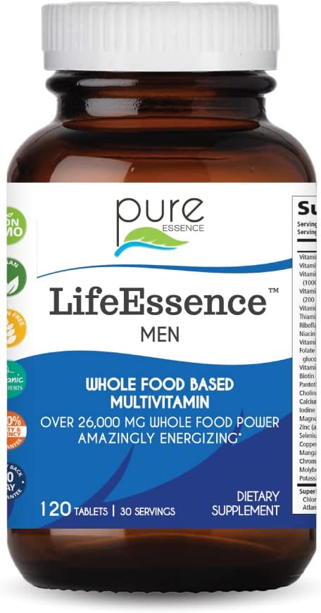 Pure Essence Labs LifeEssence Herre Formel - Verdens mest energiske Multiple - Master Multiple - 120 tabletter
