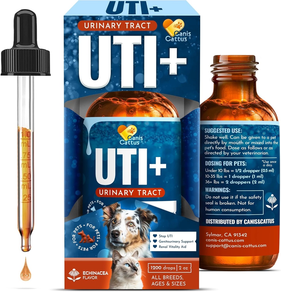 Cat Supplements124; Support for Dogs against 124; Hund Herbal Supplements124; Support for Cats Budd124; Smagsstof 124; 1 flaske x 2 Oz