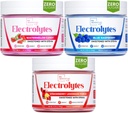 Min Adventure til Fit Forfriskende Hydration Elektrolyter pulver med nul sukker, Bundle, Blå Hindbær & Vandmelon Candy & Strawberry Lemonade flavors