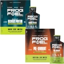 Frog Fuel Power Energized Protein & Ultra Energized Pre Workout Shot Bundle, 1500mg Beta Alanine, 15g Protein Nano- Hydrolyzed Grass Fed Collagen, Pre & Post Workout, 1.2 oz Packets, 48 Pack
