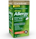 GoodSense Allergi, Cetirizin Hydrochloridtabletter, 10 mg, Antihistamin, 365 Tælling