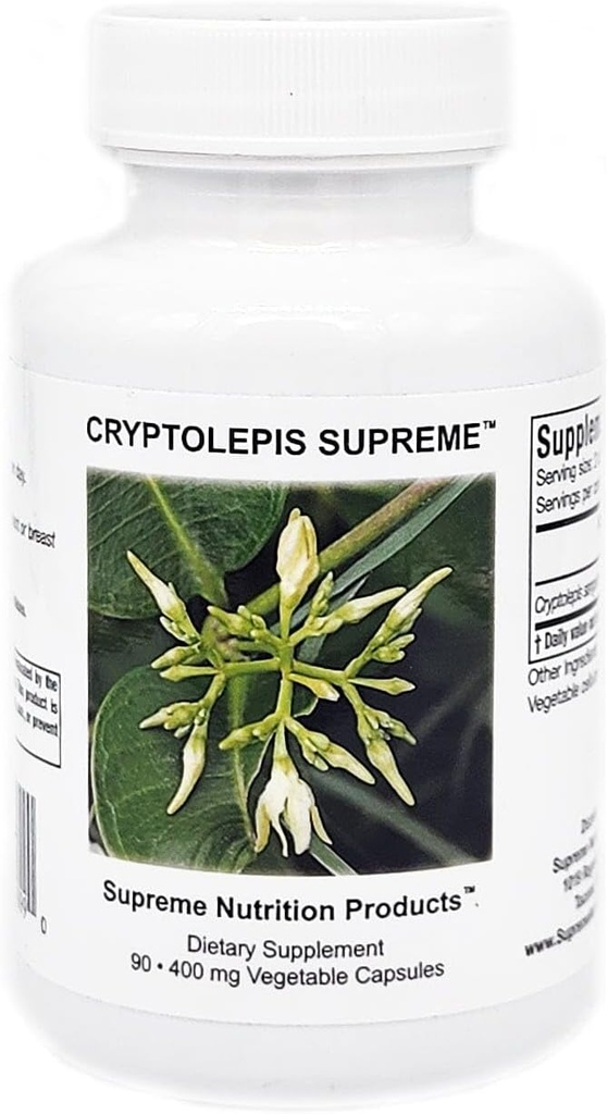 Supreme Nutrition Cryptolepis Supreme, 90 Pure Vegetariske Kapsler