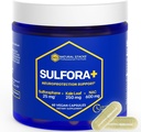 N- Acetyl- L- Cysteine 600mg NAC Supplement - Sulforaphane Supplement 25mg - Superfood Kale Leaf Powder with Organic Broccoli Sprut - Brain Health Antioxidants - 60 NAC kapsler