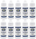 Cell Oxygenator 1 Fl Oz flaske (pakke med 10), Cell Food Concentrate Liquid Oxygen Water Drops, Nutritional Dietary Supplement, Suport Immunsystem, Amino Acids & Trace Minerals