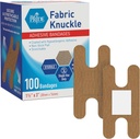 MED PRIDE 100 Steril Fabric Fingertip, Finger, og Knuckle Bandager - Latex og gummi fri Hypoallergen, 1,5 in X 3in