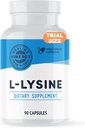 Virergy L- Lysin - fremmer sund hud, hår og negle * - understøtter sund metabolisme * - Vegan, ikke-GMO & glutenfri - 90 kapsler
