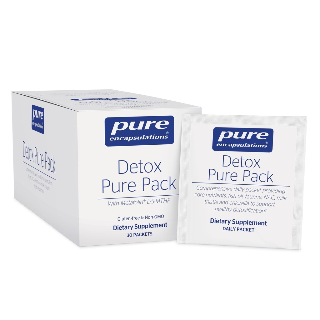 Pure Encapsulations Detox Pure Packed 124; Daily Packet with Metafolin L- 5