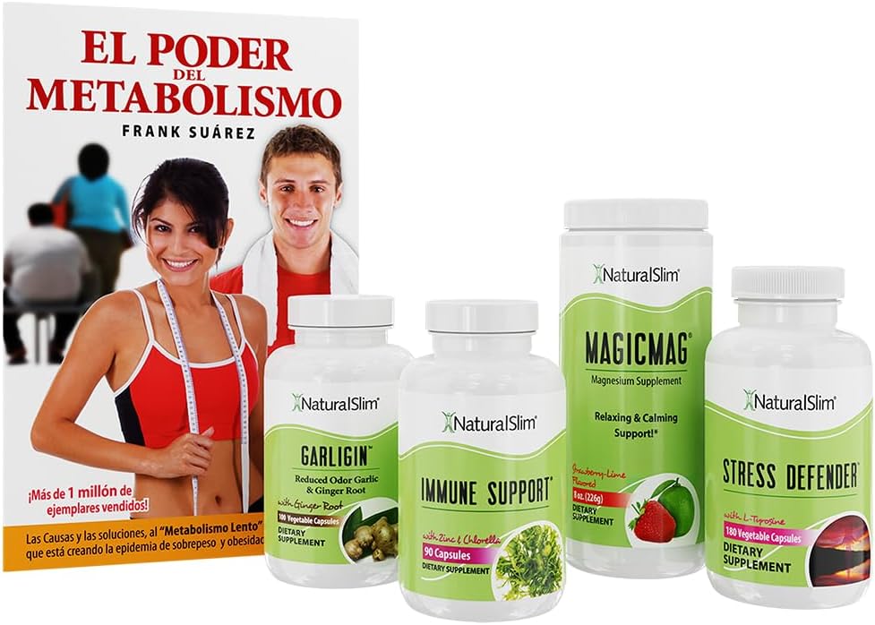 NaturalSlim immunforsvar Kit - Komplet sæt af immunsystemet booster kosttilskud - Pakninger af sunde vitaminer og mineraler til at øge din immunitet - Hjælper øge kroppens naturlige sundhed forsvar