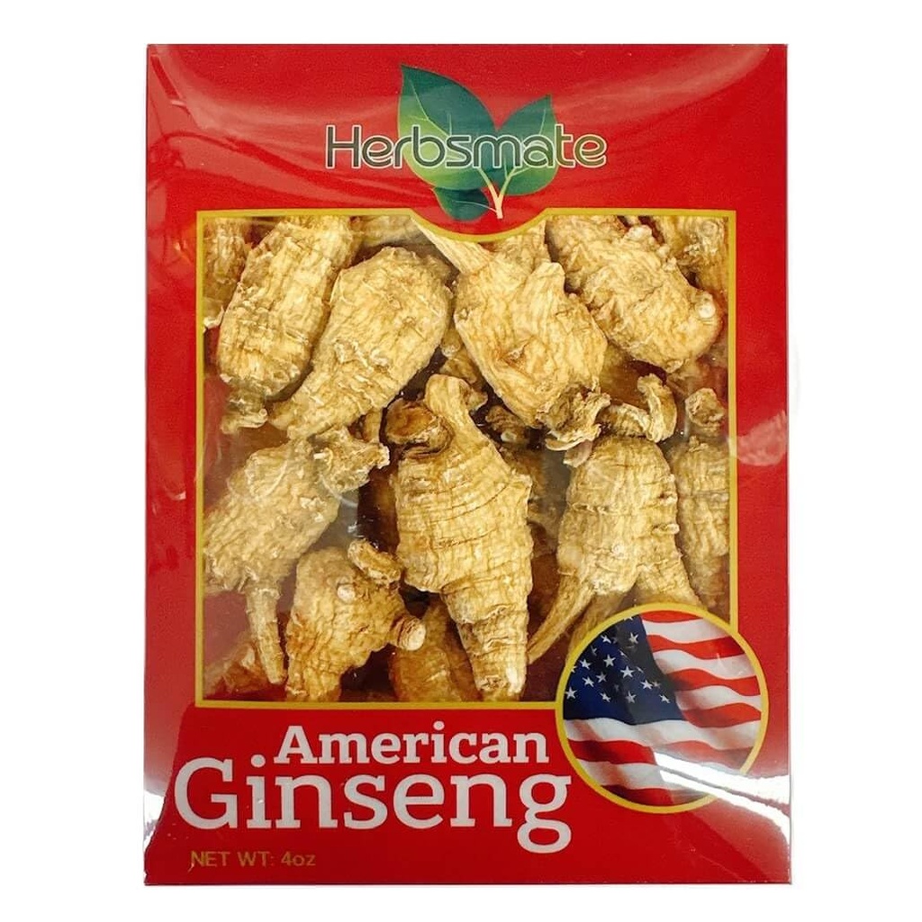 Håndvalgt A Grade Amerikansk Ginseng Medium runde størrelse (4 Oz. Box)