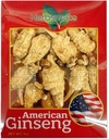 Håndvalgt A Grade Amerikansk Ginseng Medium runde størrelse (4 Oz. Box)