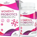 Negima Menopause Kosttilskud til kvinder, 120 milliarder CFU Probiotika til kvinder, 13-in-1 urter & botanicals Complex, til menopause - 60 Caps
