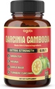 Pure Garcinia Cambogia Kapsler - 6in1 med grøn te, Arjuna, hvidløg Bulb, gurkemeje & sort peber - 90 tællinger