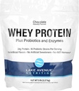 Lake Avenue Whey Protein + Probiotika, Chokolade, 5 LB Pouch (2,27 kg), Nutrition
