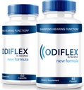 NutraRize (2 Pack) Odiflex Capsules, Premium Ear Health Formula, All-Natural Supplement to Protect The Inner Ear, Official Hearing Support Pills, Odi Flex Reviews (120 Capsules)