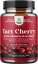 Avanceret Tart Cherry Extract Kapsler - Ekstra styrke 750mg Per Servering Ækvivalent Tart Cherry Kapsler Urisyre Cleanse og fælles støtte supplement - Muscle Recovery Supplement 120 Tæl