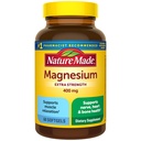 Nature Made Magnesium Oxide 400 mg Softgel, Extra Strength Magnesium Kosttilskud til mænd og kvinder, Support for Muskel, Nerve, Knogler og Hjerte, 60 Day Supply