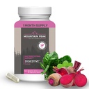 Mountain Peak Nutritionals Digestive Enzymes & Probiotika til Gut Health & Bloating Relief - Avanceret fordøjelse Supplement w / 12- Strain Probiotic Blend & Betaine HCl (90 Vegetariske kapsler)