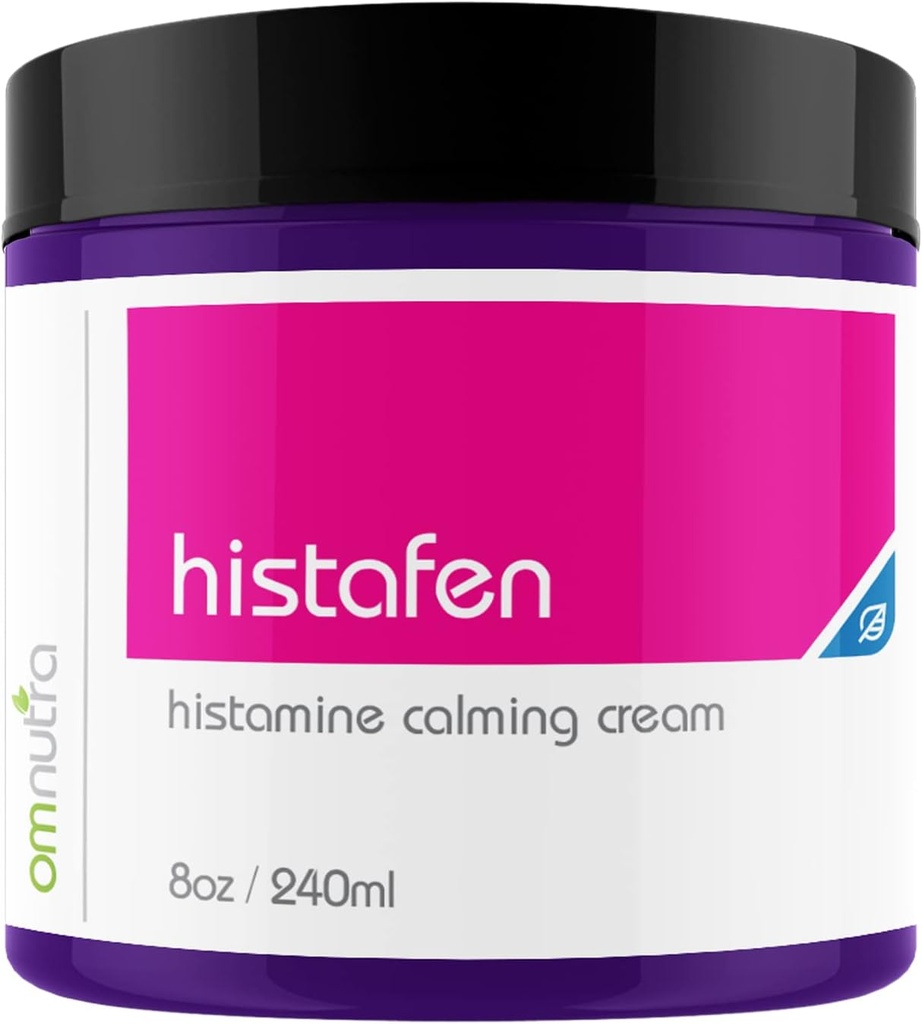 Histafen Antihistamin Itch Calming Cream - 8oz 240ml Antititch Cream Ekstra styrke Intensiv healing lotion for voksne børn med lav diamin oxidase Dao Enzyme Mast Cell Aktiverende syndrom