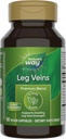 Nature 's Way Ben Veins, Understøtter Sund Ben Vein Styrke *, 6-Herb Blend, Horse Chestnut Extract og Mælkebøtte Supplement, Gluten Free, 60 Veganske Kapsler (Packaging May Vary)