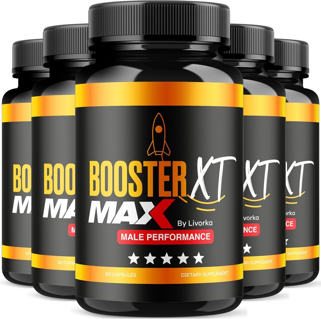 (5 Pack) Booster XT For mænd, MAX styrke mænds supplement, Booster XT, Booster XT for mænd anmeldelser, BoosterXT, Booster XT Anmeldelser, Buster XT, Booster X T kapsler Pro Supplement Pastilla, 300 kapsler