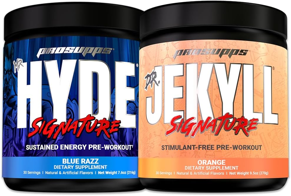 PROSUPPS Mr. Hyde Signature og Dr. Jekyll Signature Pre Workout med Creatin
