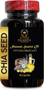 chia Seeds Extract - CHIA Seed - Energi Booster, antioxidant Vitaminer Kosttilskud, chia Frø Omega 3 og Fiber, chia Frø superfood salvia hispanica - 1 flaske 60 Softgels