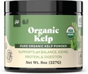 Økologisk Kelp pulver supplement - Bulk Raw, Tør, Pure Sea Kelp Seaweed Powder 8oz 75 Servering Thyroid, jod, & fordøjelse