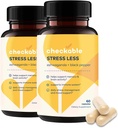 Checkable ® Ashwagandha Kosttilskud - støtter naturligvis forbedring af mad, immunsundhed, hukommelse og fokus - 1310 mg økologisk ashwagandha og sort peber - 120 kapsler
