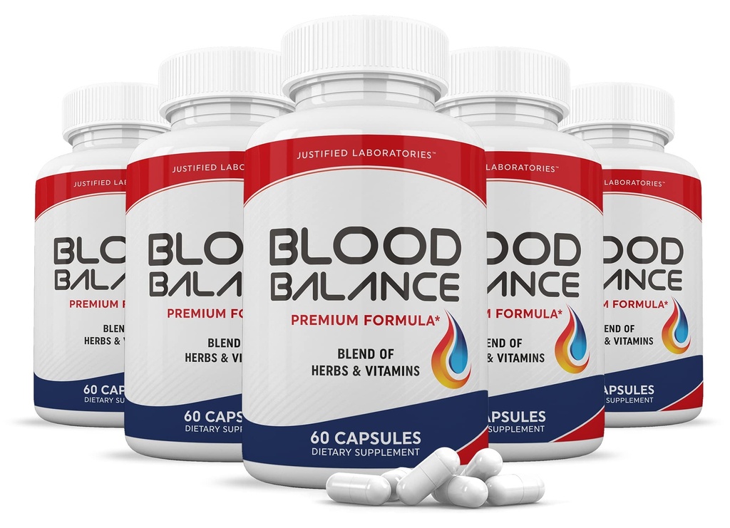 (5 Pack) Blodbalance Avanceret formel 688MG Supplement piller 300 kapsler