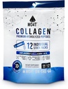 Hydrolyseret collagen peptider - Collagen Travel Packets - Grass- Fed- Unflavored, -Bærbart collagen pulver til joints, hår, hud & negle -12 Sachels - Collagen Stick Packs