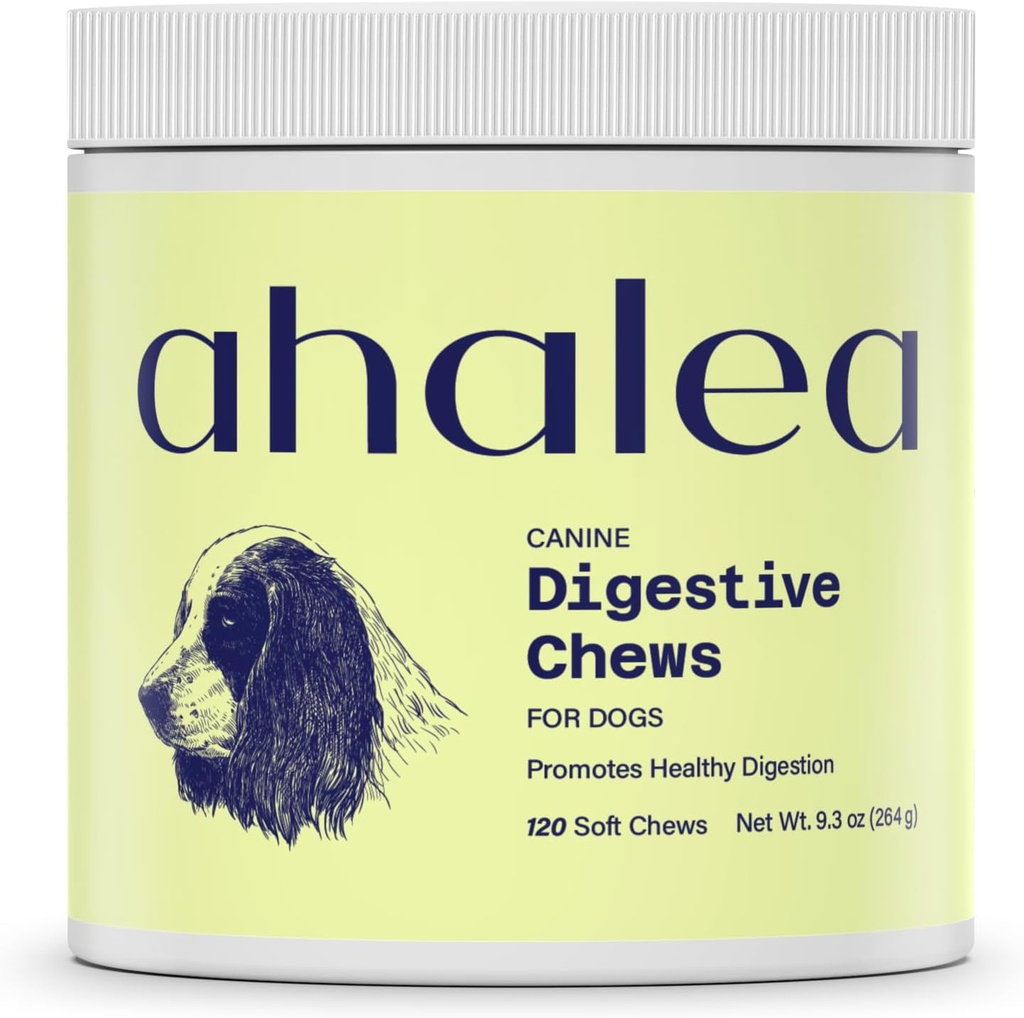 120 ct. Probiotika til hunde - Hundeprobiotika til fordøjelsessygdomme, Support Gut Health, Diarré, fordøjelsessygdomme & sæsonallergier, 264 Gram 2 Millioner CFU 'er