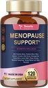 Menopause Kosttilskud til kvinder, Multibenefit & Complete Black Cohosh Omfattende Formel, Easy- to- Swallow, Natural, Gluten- Free, Kvinder Balance