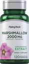 Piping Rock Marshmallow Root Supplement- 124; 2000mg - 124; 120 Kapsler - 124; Urtekoncentreret ekstrakt - 124; Non- GMO, Gluten fri