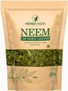 Neem blade Knust (Ikke pulver), Godt at gøre Fresh Neem Leaf Tea 300 Bedste (10.6 Oz), Urtetilskud - HerbsIndia
