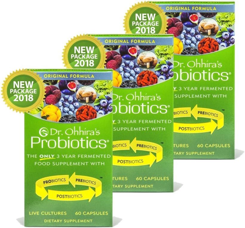 Dr. Ohhiras Probiotika Original Formel, 60 Caps (3 Pack)
