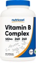 Nutricost vitamin B Complex 462mg, 240 kapsler - med C-vitamin - Energy Complex