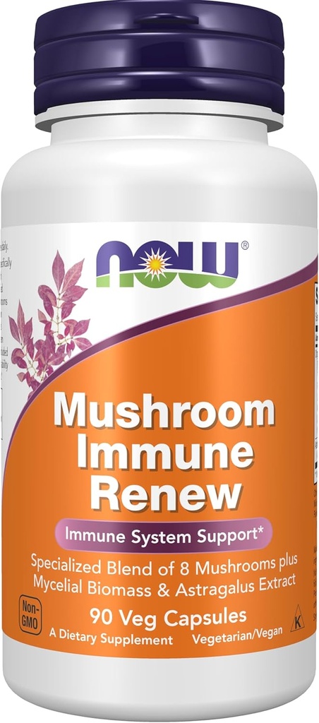 Now Foods Supplements, Immunrenew ™ med Astragalus Root Extract, Immunsystemet Support *, 90 Veg Kapsler