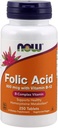 Now Foods Folinsyre 800 mcg Tabs (pakke med 2)
