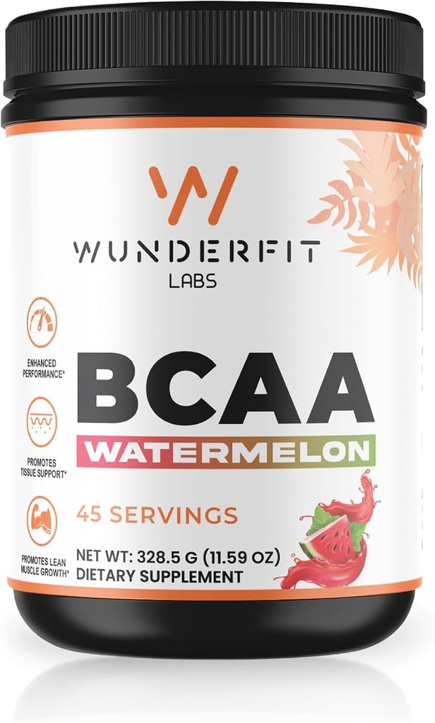 BCAA (Watermelon), Powder, 45 Servere