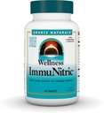 Source Naturals Wellness Immunitric, Nitric Oxide Builder til immunsystemet Support *, med L- Arginin & L- Citrullin - 45 tabletter