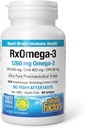Naturlige faktorer RxOmega-3, Natural Support for Heart Health med DHA og EPA, Daglig Kosttilskud, 60 Softgels