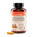 NatureWise Curcumin Gurkemeje 2250mg - 95% Curcuminoids & BioPerine Black Pepper Extract for Advanced Absorption - Daglig fælles og immunforsvar - Vegan, Non- GMO, 90 Greve [30- Day Supply]