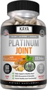 Kaya Naturals Platinum - Nature Made Bioperine, Glucosamin, Gurkemeje med Boswellia, Sunde Antioxidant Egenskaber, Gurkemeje 1334mg - 60 kapsler