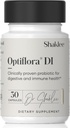 Shaklee - Optiflora ® DI Probiotisk -10 Millioner CFU 'er - 4 Bakterielle Strops - Bifidobacterium lactis HN019 ™ - Understøtter Intestinal Flora Balance & Regularitet - Gluten, Soy & Dairy Free - 30 Kapsler