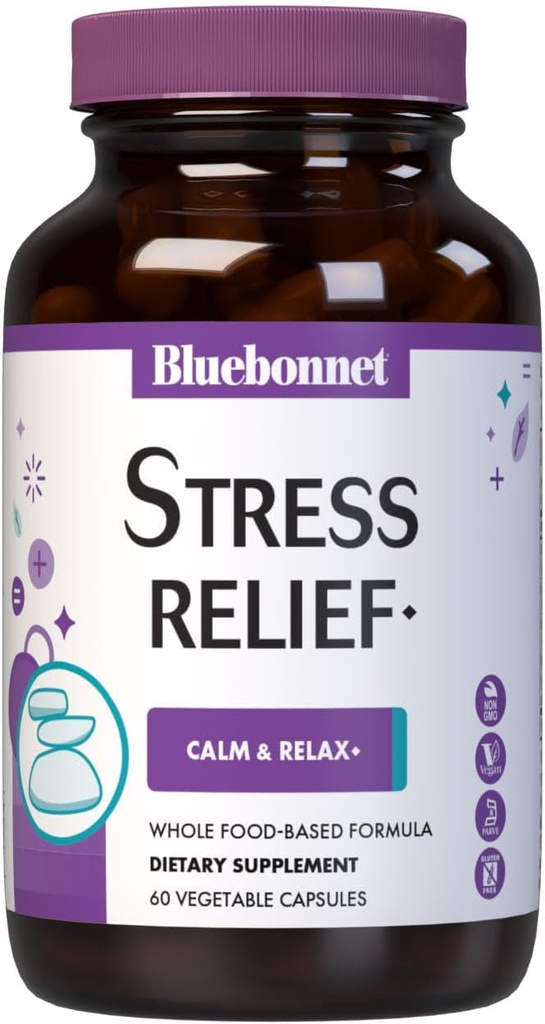 Bluebonnet Nutrition Målrettet valg Stress Relief, 60 CT