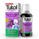 TUKOL Børnenes Hoste Medicin - Hoste & Congestion Relief, Chestal Hoste Suppressant for Børn, Børns Kolde og Hoste Medicin, Kids Hoste Syrup for Age 4 + Grape Flavor 4 FL OZ