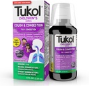 TUKOL Children's Cough Medicine - Cough & Congestion Relief, Chestal Cough Suppressant for Kids, Children's Cold and Cough Medicine, Kids Cough Syrup for Ages 4+ Grape Flavor 4 FL OZ