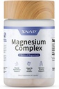 Snap Supplements 3- in-1 Magnesium Complex Supplement, Magnesium Bisglycinate, Oxide, Citrate, Triple Magnesium Complex, 60 Kapsler