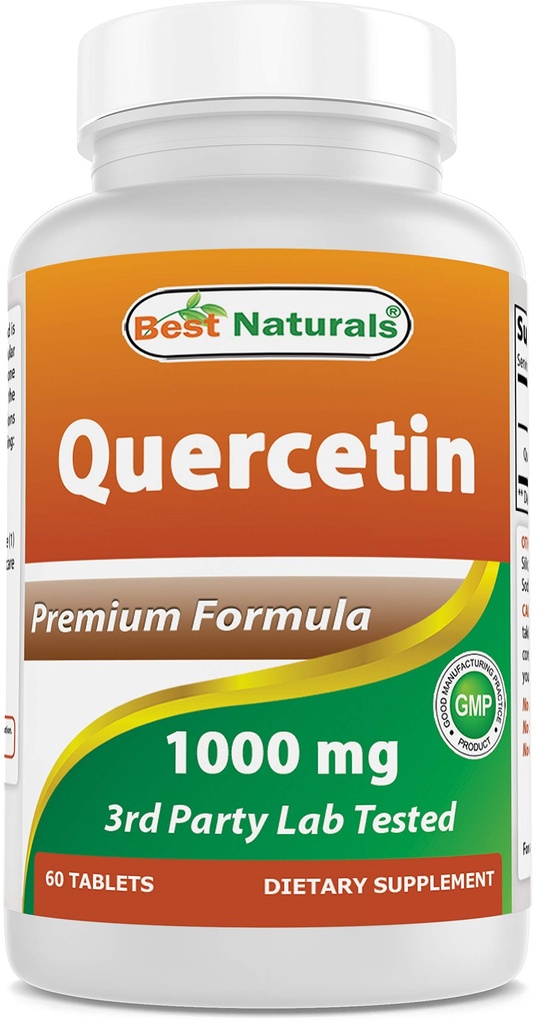 Bedste Naturals Quercetin 1000 mg tabletter - immunforsvar - 60 greve